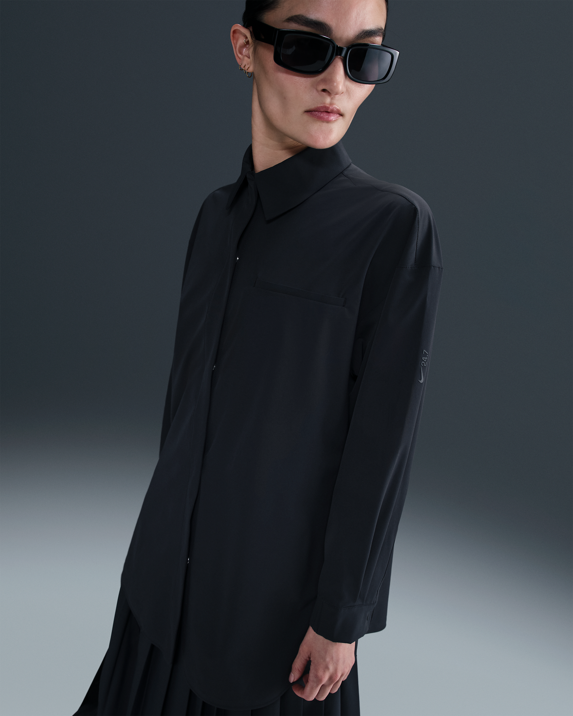 Nike 24.7 PerfectStretch Women's Dri-FIT Oversized Long-Sleeve Top